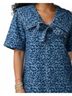 Entro Animal Print Blue Wild Collar Dress Size M - photo 3