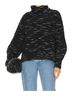 Varley Print Black Marlena Turtleneck Sweater Size S - photo 2