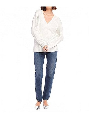 Fifteen Twenty Deliana Oversized V-Neck Sweater (view 2)