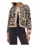 Entro Animal Print Brown Luxe Knit Cardigan Size L - photo 2