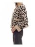 Entro Animal Print Brown Luxe Knit Cardigan Size L - photo 4