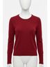 Entro Solid Red Cab Button Detail Sweater Size L - photo 1
