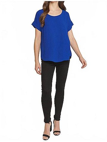 Entro Scoop Neck Short Sleeve Top (view 2)