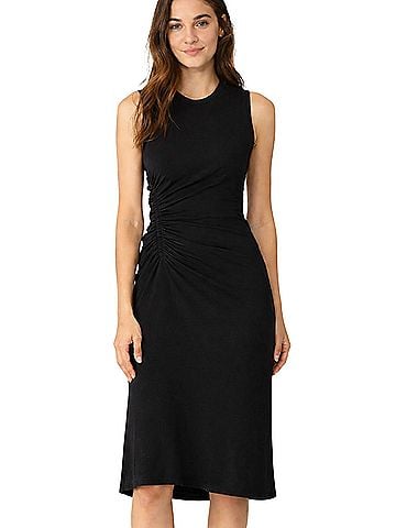 James Perse Spiral Shirred Sheath Dress Casual Dress (view 1)