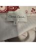Cara Cara 100% Cotton Jacquard Floral Red White Jacket Size L - photo 3