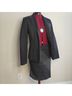 Poleci 96% Cotton 4% Spandex 100% Cotton Solid Black Blazer Size 8 - photo 4
