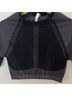 Fabletics Black Gray Short Sleeve Top Size L - photo 4