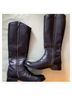 FRYE 100% Leather Black Boots Size 6 1/2 - photo 3