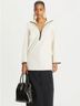 Tory Burch 100% Cotton White Long Sleeve Top Size 8 - photo 4