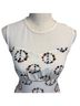 Sandro 100% Silk Floral White Casual Dress Size 2 - photo 3