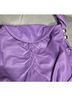 B Makowsky Purple Leather Shoulder Bag One size - photo 5