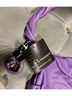 B Makowsky Purple Leather Shoulder Bag One size - photo 4