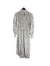 En Saison 100% Polyester Floral White Brown Casual Dress Size XS - photo 4