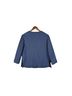 Piazza Sempione Solid Blue Jacket Size 10 - photo 3