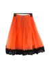 Christopher Kane 100% Polyamide 75% Acetate 25% Silk 80% Viscose Solid Orange Black Formal Skirt Size 6 - photo 2