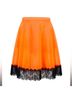 Christopher Kane 100% Polyamide 75% Acetate 25% Silk 80% Viscose Solid Orange Black Formal Skirt Size 6 - photo 9