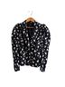 Bebe Hearts Jacquard Black White Blazer Size 2X - photo 1