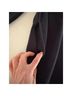 Good American 100% Cotton Solid Black Jacket Size S - photo 5