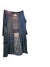 Rain Stripes Black Silver Gray Cardigan Size S - photo 2