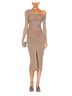 Self-Portrait Tan Cocktail Dress Size 4 - photo 1
