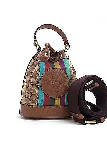 Coach COACH Signature Handbag C5639 Brown Multicolor Canvas x Leather Women's Crossbody (view 1)