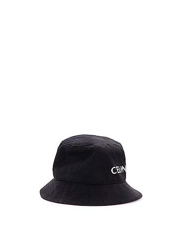 Céline Logo Bucket Hat Printed Canvas (view 2)