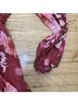 Kivari Floral Red Casual Dress Size 4 - photo 8