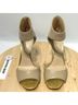 Eight Fifteen 100% Leather Snake Print White Heels Size 6 - photo 4