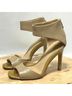 Eight Fifteen 100% Leather Snake Print White Heels Size 6 - photo 12