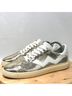 Stuart Weitzman Snake Print Gold White Sneakers Size 11 - photo 6