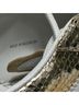 Stuart Weitzman Snake Print Gold White Sneakers Size 11 - photo 13