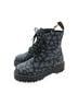 Dr. Martens 100% Leather Animal Print Black Gray Boots Size EU 42 - photo 1