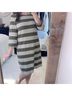 Talbots Stripes Green White Casual Dress Size 12 - photo 4