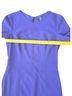 HUGO BOSS Solid Blue Cocktail Dress Size 2 - photo 9