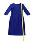 HUGO BOSS Solid Blue Cocktail Dress Size 2 - photo 6