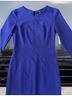 HUGO BOSS Solid Blue Cocktail Dress Size 2 - photo 3