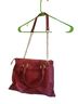 Olivia + Joy 100% Polyvinyl Chloride 100% Polyester Red Leather Tote One size - photo 2