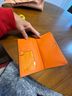 Coach 100% Leather Pink Orange Wallet One size - photo 8