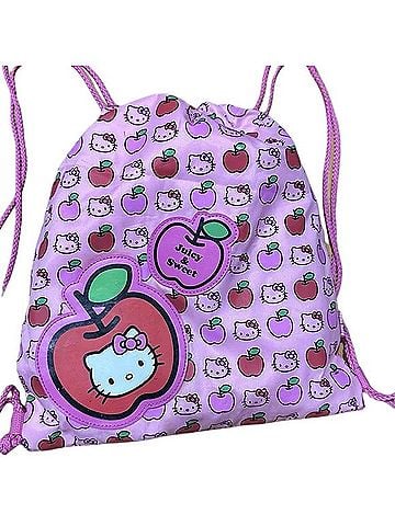 Sanrio Hello Kitty Vintage Y2K 2005 Drawstring Backpack (view 1)
