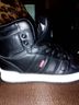 Levi's 100% Faux Leather Black Sneakers Size EU 40 - photo 5