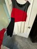 Prabal Gurung Red Black White Active Dress Size 26 - photo 4