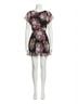 LoveShackFancy Floral Black Garner Dress Size 2 - photo 1
