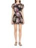 LoveShackFancy Floral Black Garner Dress Size 2 - photo 2