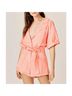 For Love & Lemons Solid Pink Millie Romper Size M - photo 2