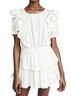 LoveShackFancy Solid White Natasha Dress Size L - photo 2