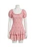 LoveShackFancy Print Pink Violet Dress Size M - photo 1
