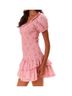 LoveShackFancy Print Pink Violet Dress Size M - photo 3