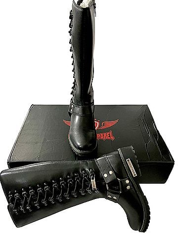 Dream Apparel Motorcycle Goth Biking boots (view 2)