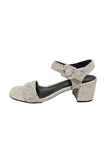 Tory Burch Double T City Sandal Heels (view 1)