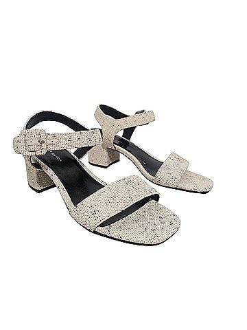 Tory Burch Double T City Sandal Heels (view 2)